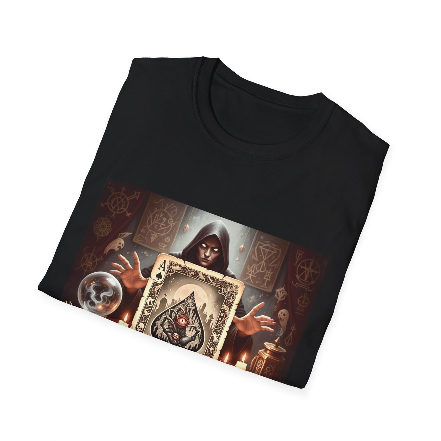 Ace of Spades Seance Card Design Unisex Tee