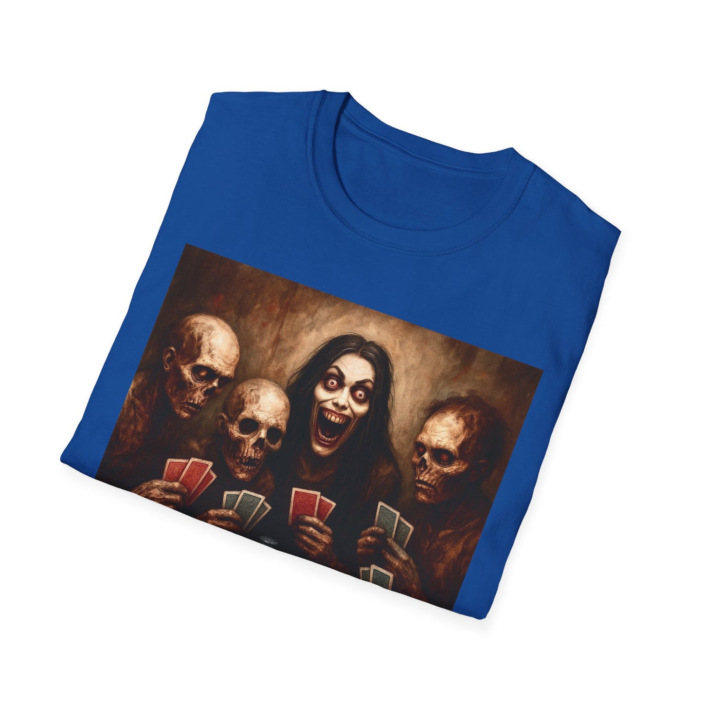 Zombie T-Shirt - Graveyard Zombies Playing Poker
