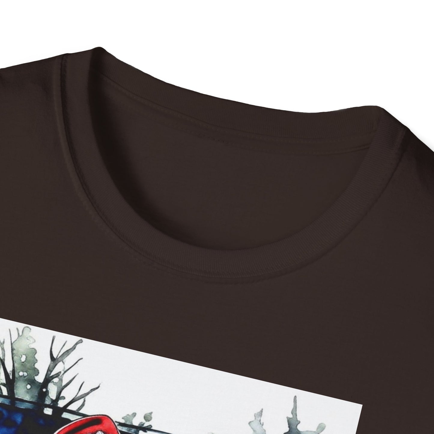 Santa Family Pickleball Portrait T-Shirt