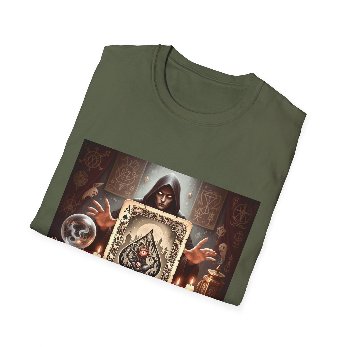 Ace of Spades Seance Card Design Unisex Tee