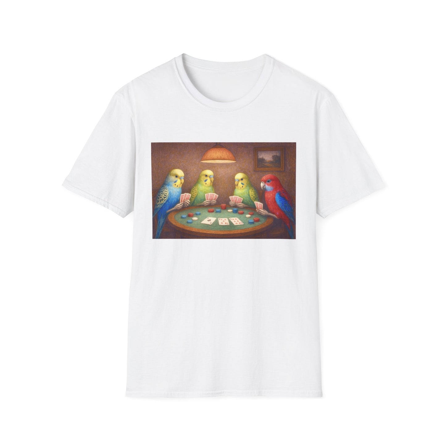 Parakeets Playing Poker T-Shirt