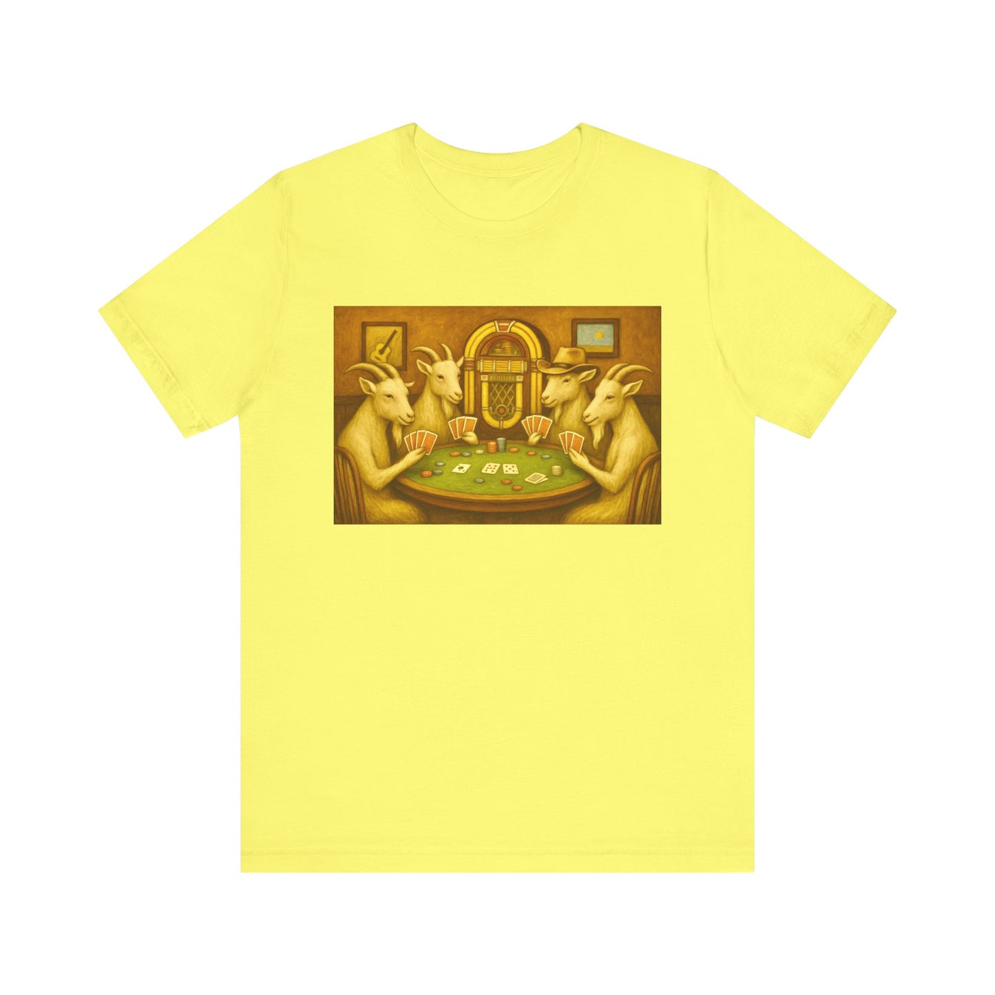 Goats Playing Poker Tee Shirt
