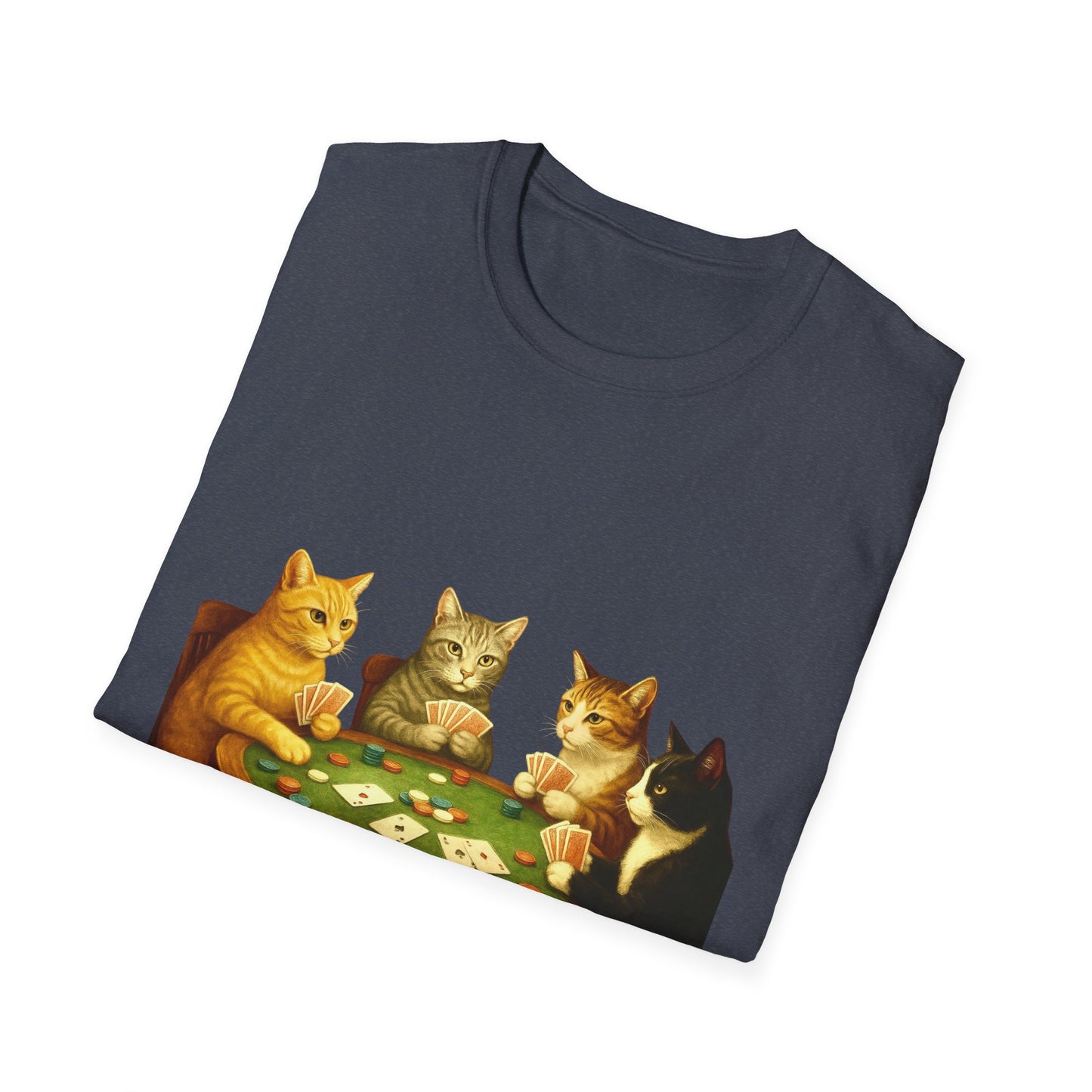 Cats Playing Poker Tee