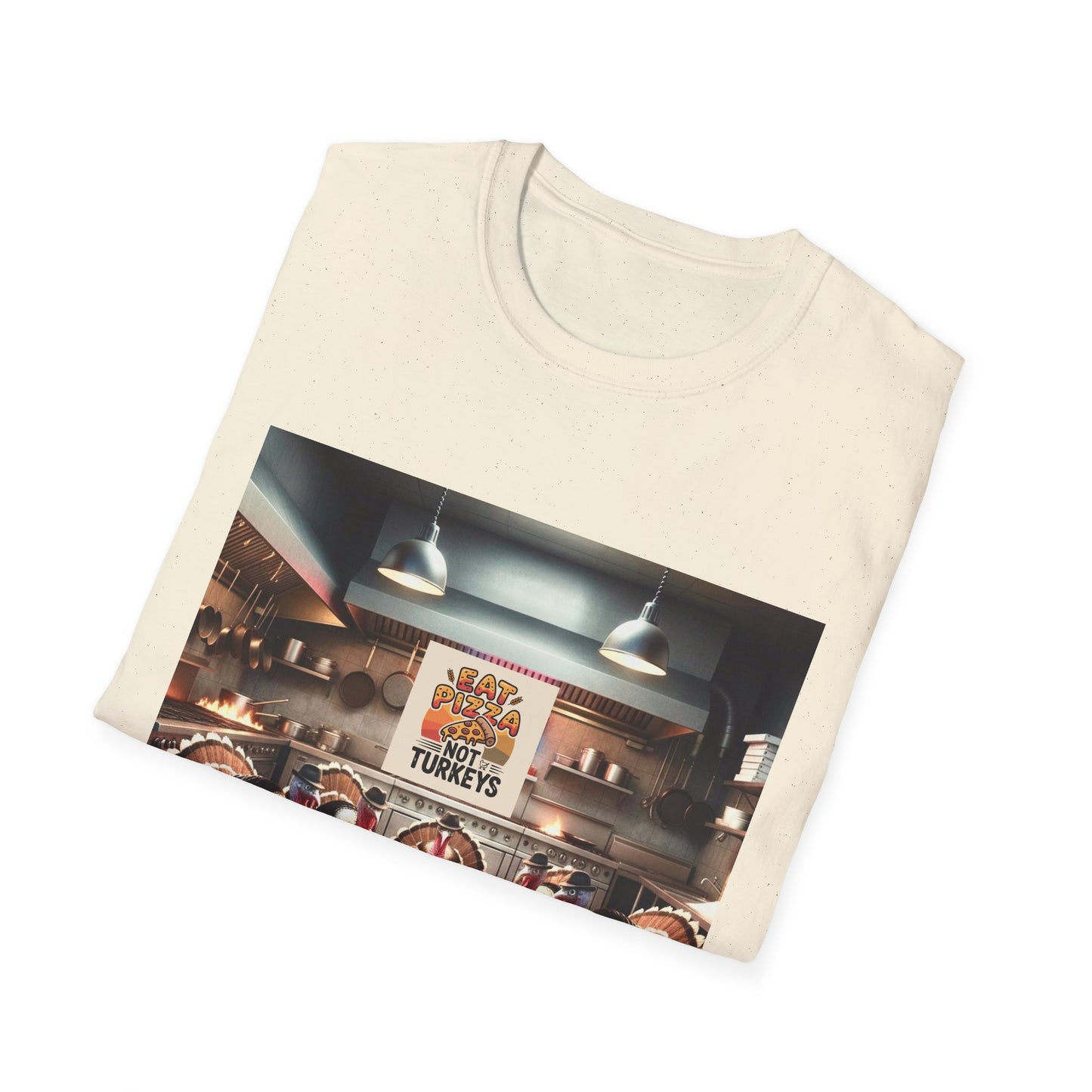 Pizza Lover T-Shirt - Eat Pizza, not poker playing turkeys