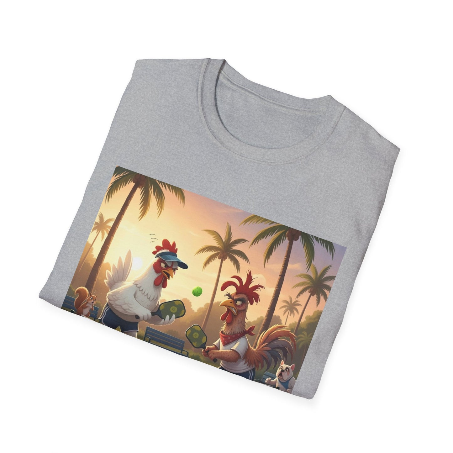 Angry Roosterball Pickleball T-Shirt