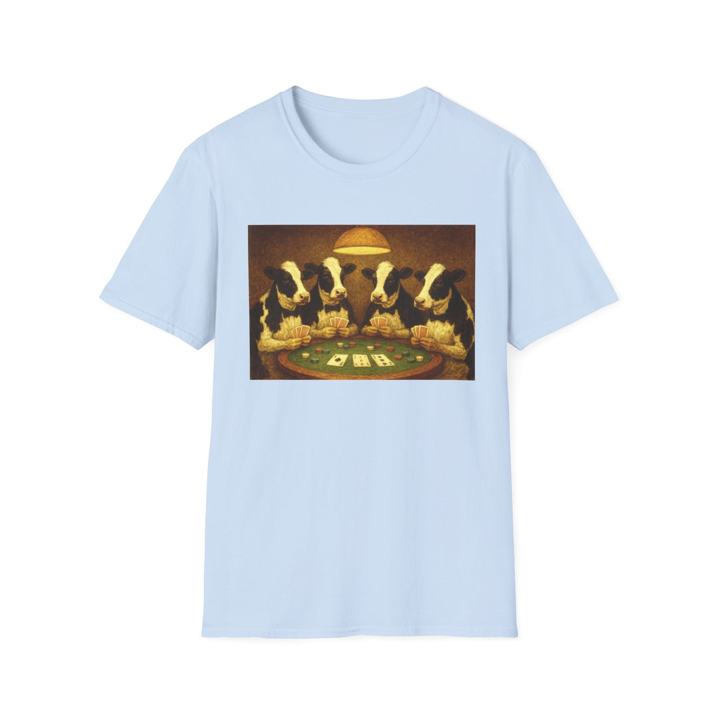 Funny Cows Playing Poker T-Shirt