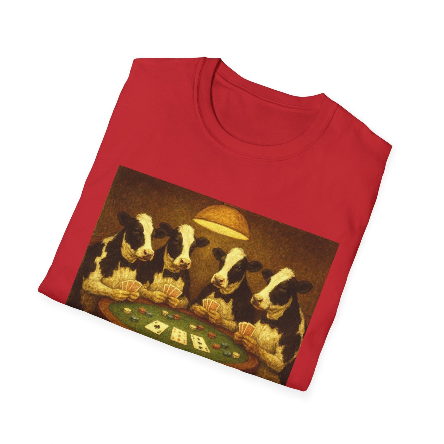 Funny Cows Playing Poker T-Shirt