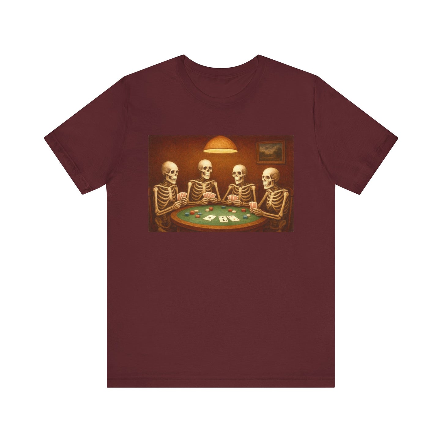 Skeletons Playing Poker Tee