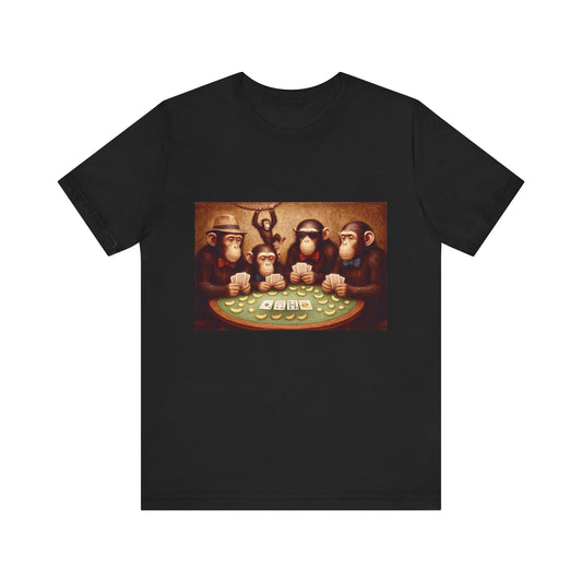 Chimpanzees Poker Tee