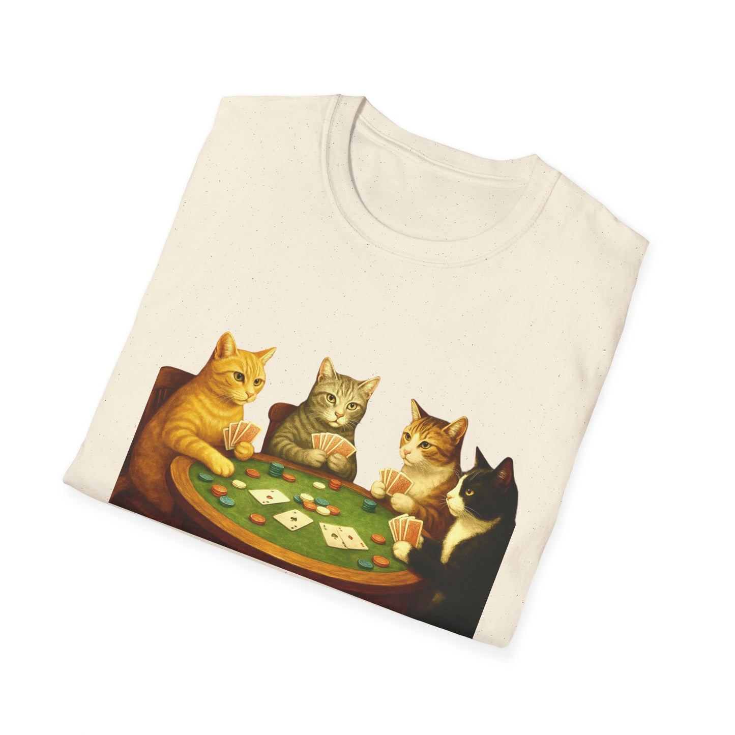 Cats Playing Poker Tee