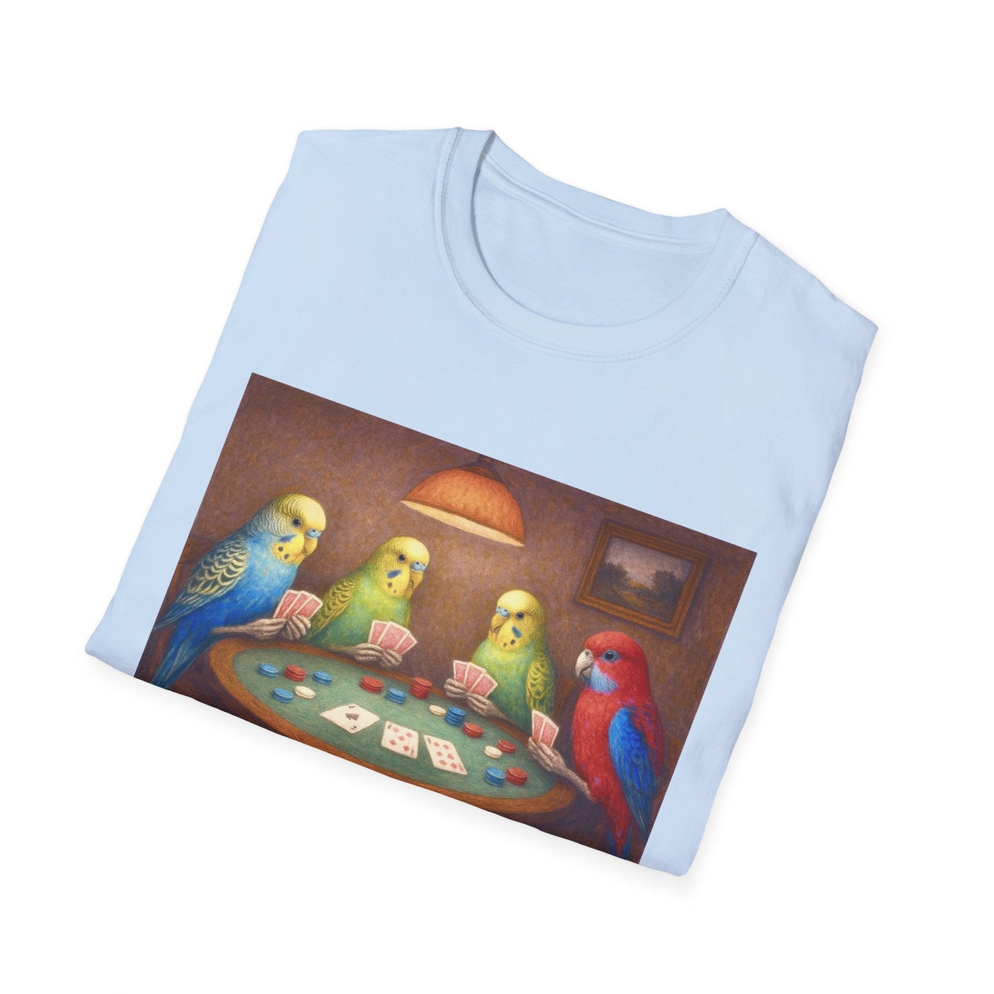 Parakeets Playing Poker T-Shirt