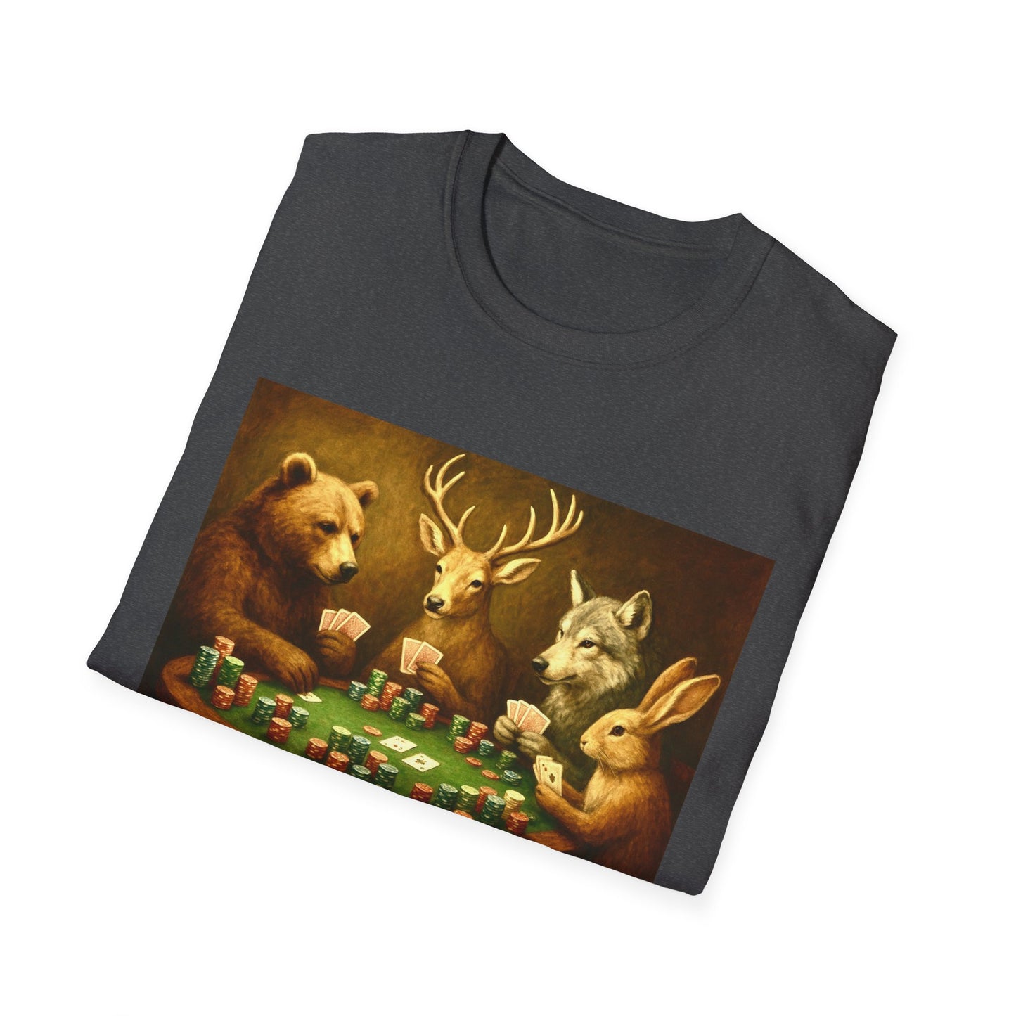 Forest Animals Poker Unisex T-Shirt