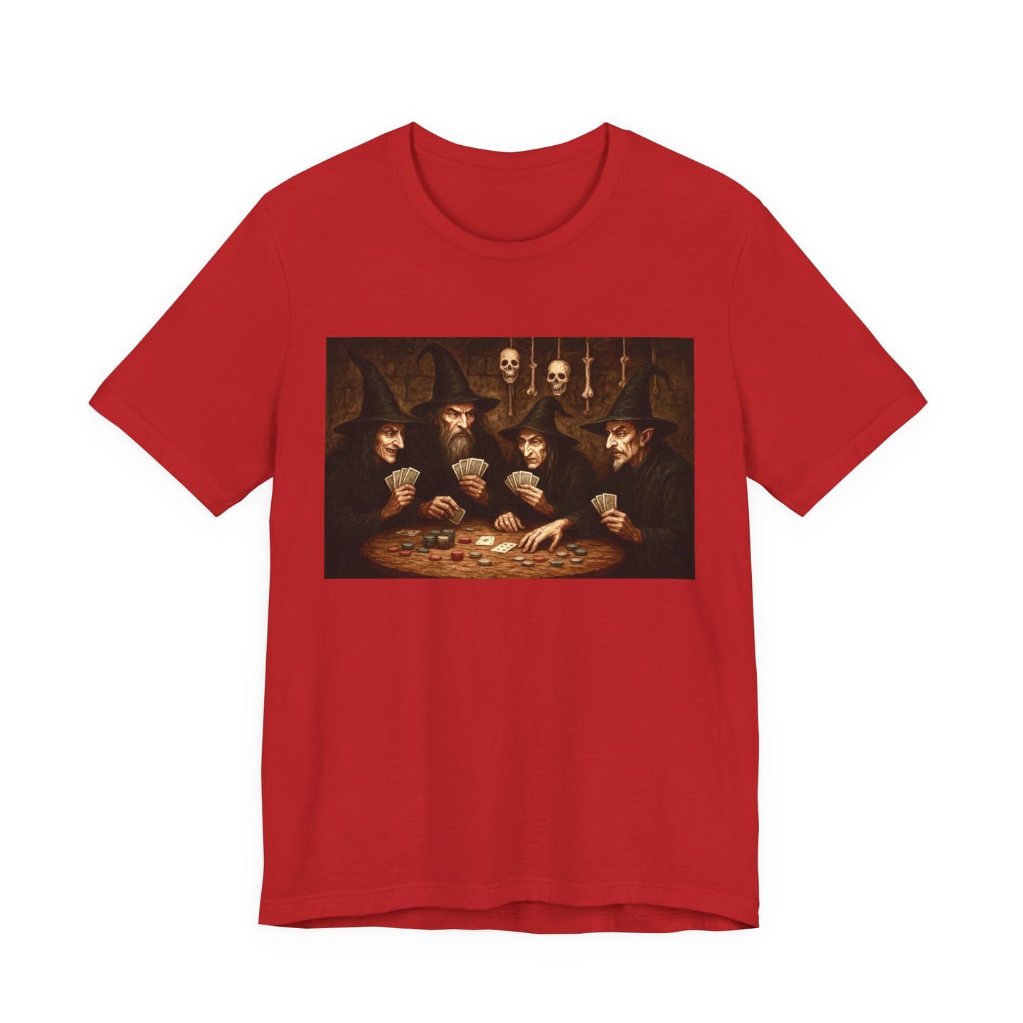 Witches and Warlocks Poker Tee