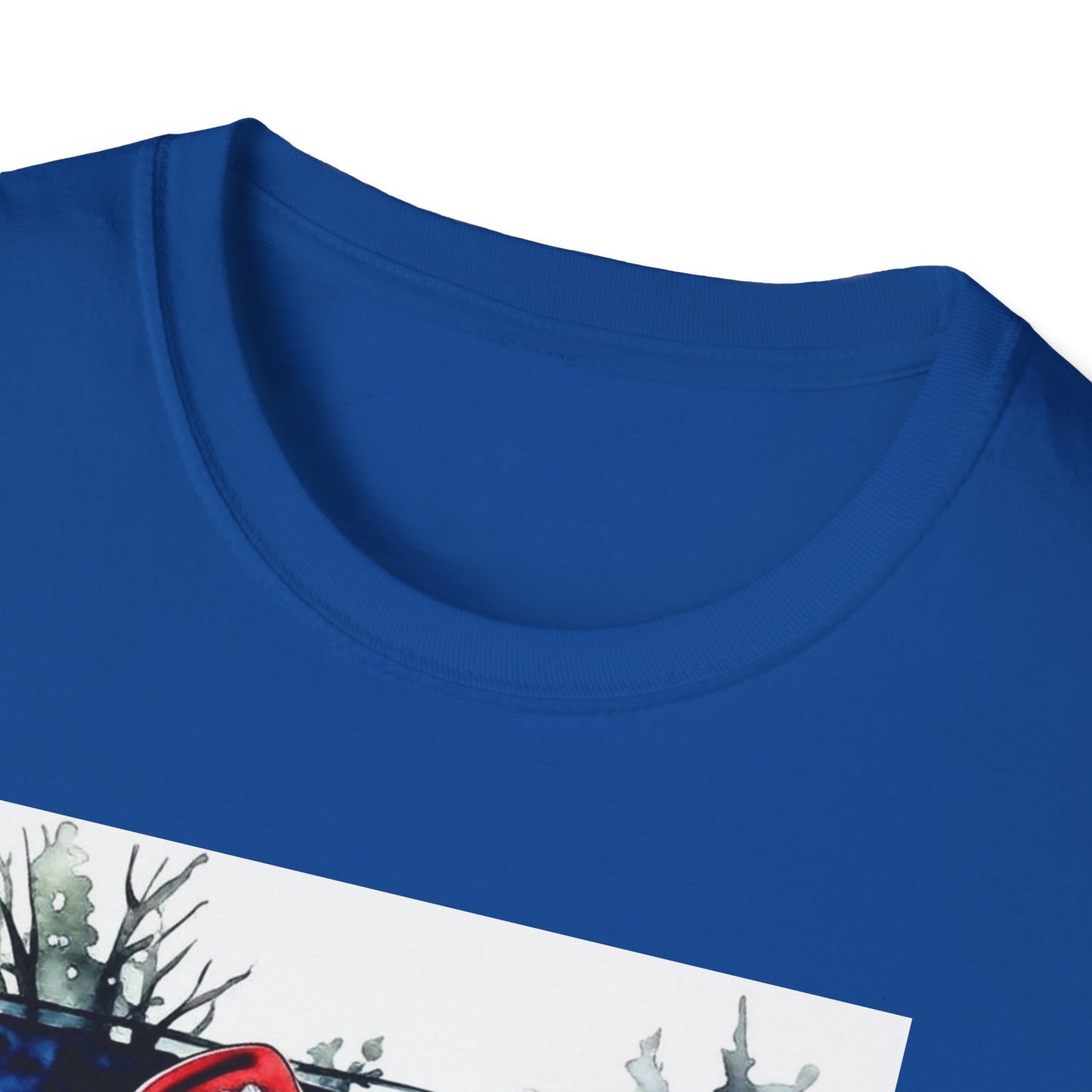 Santa Family Pickleball Portrait T-Shirt