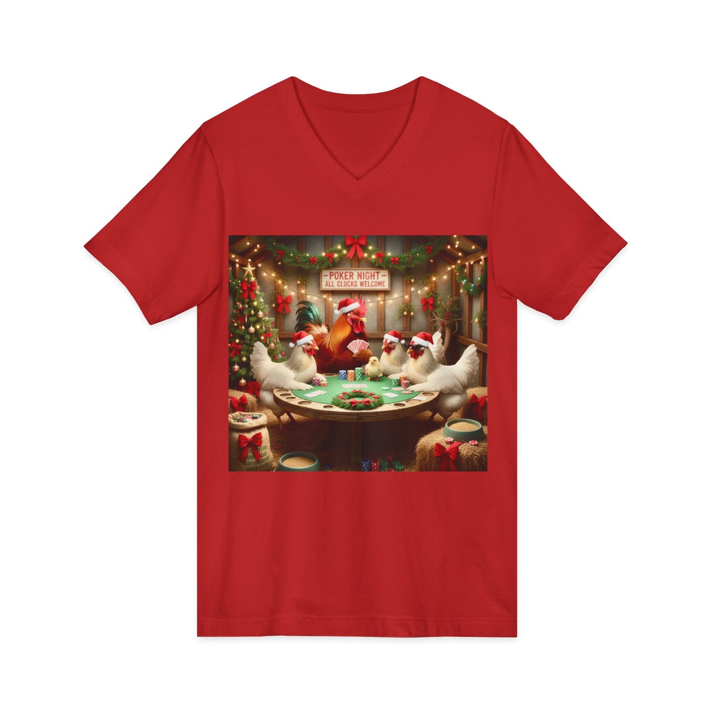 Santa Chickens Tee