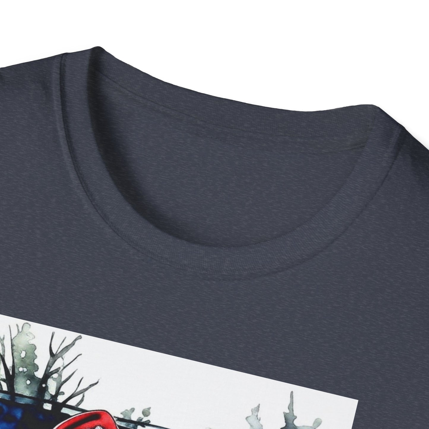 Santa Family Pickleball Portrait T-Shirt