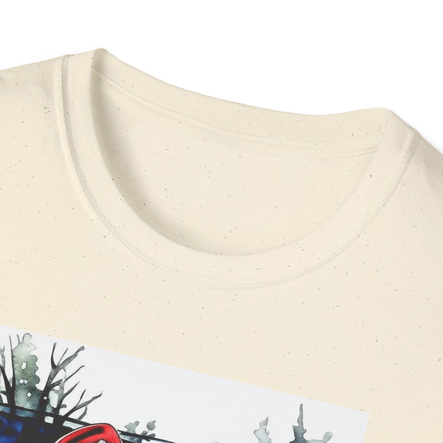 Santa Family Pickleball Portrait T-Shirt