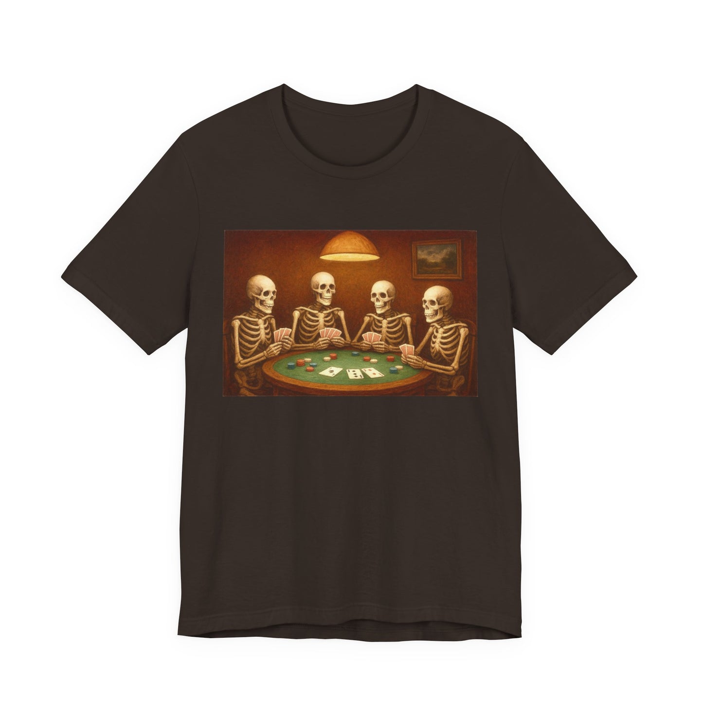 Skeletons Playing Poker Tee