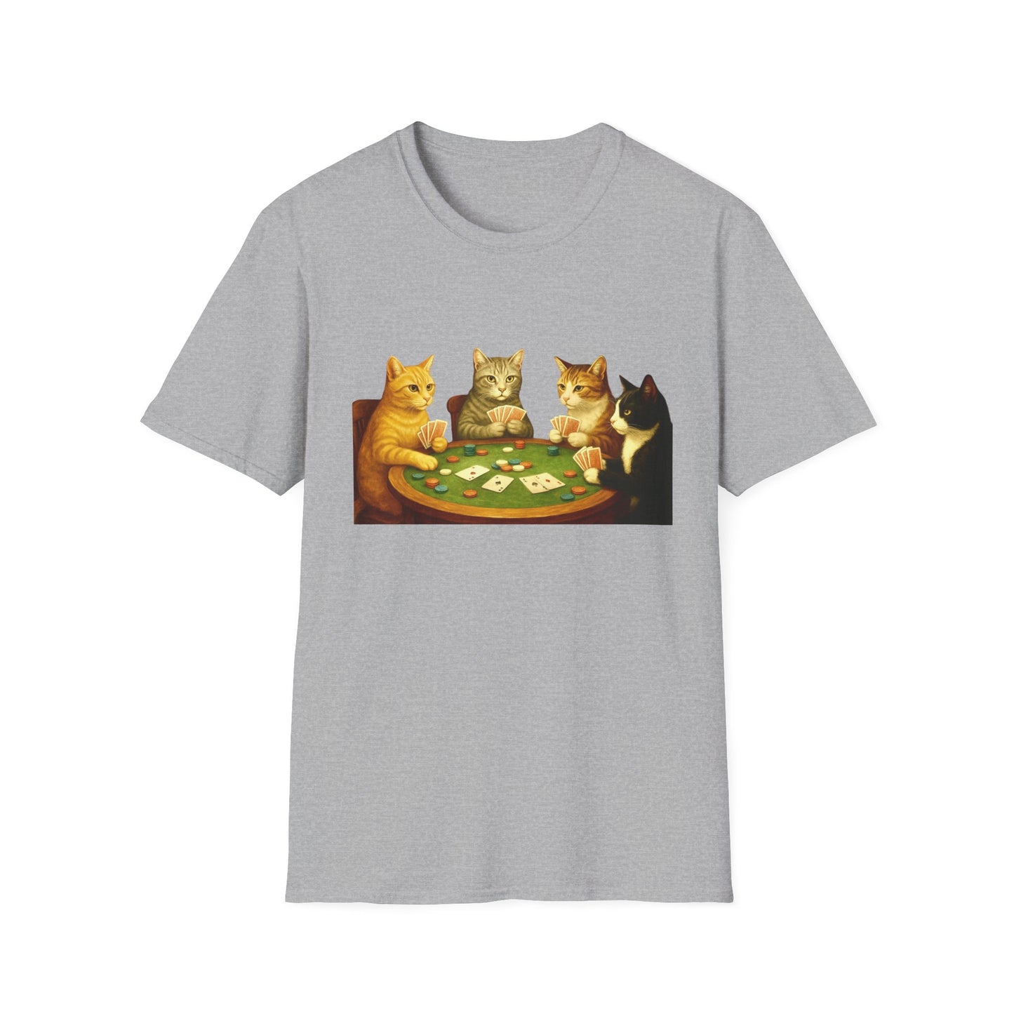 Cats Playing Poker Tee