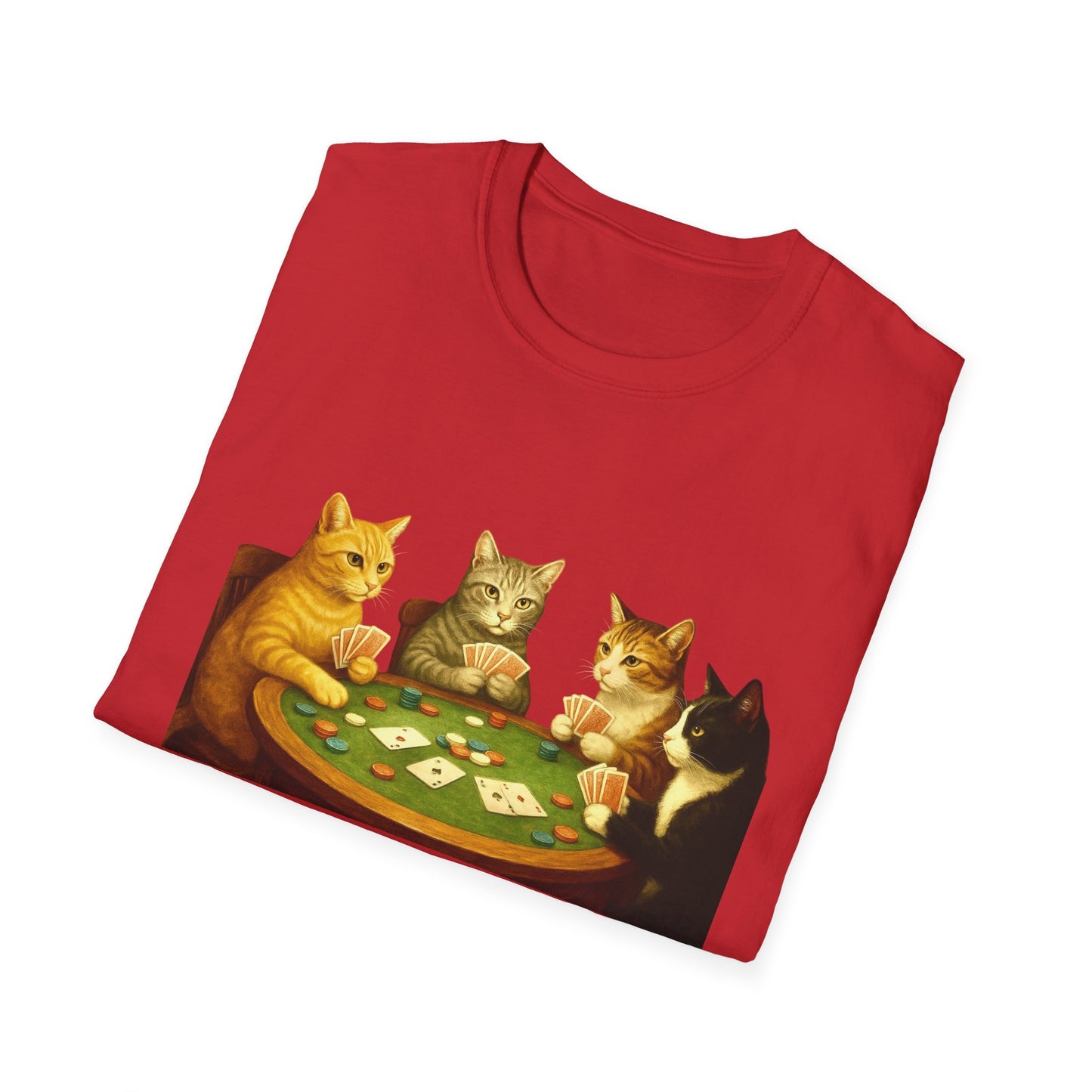 Cats Playing Poker Tee