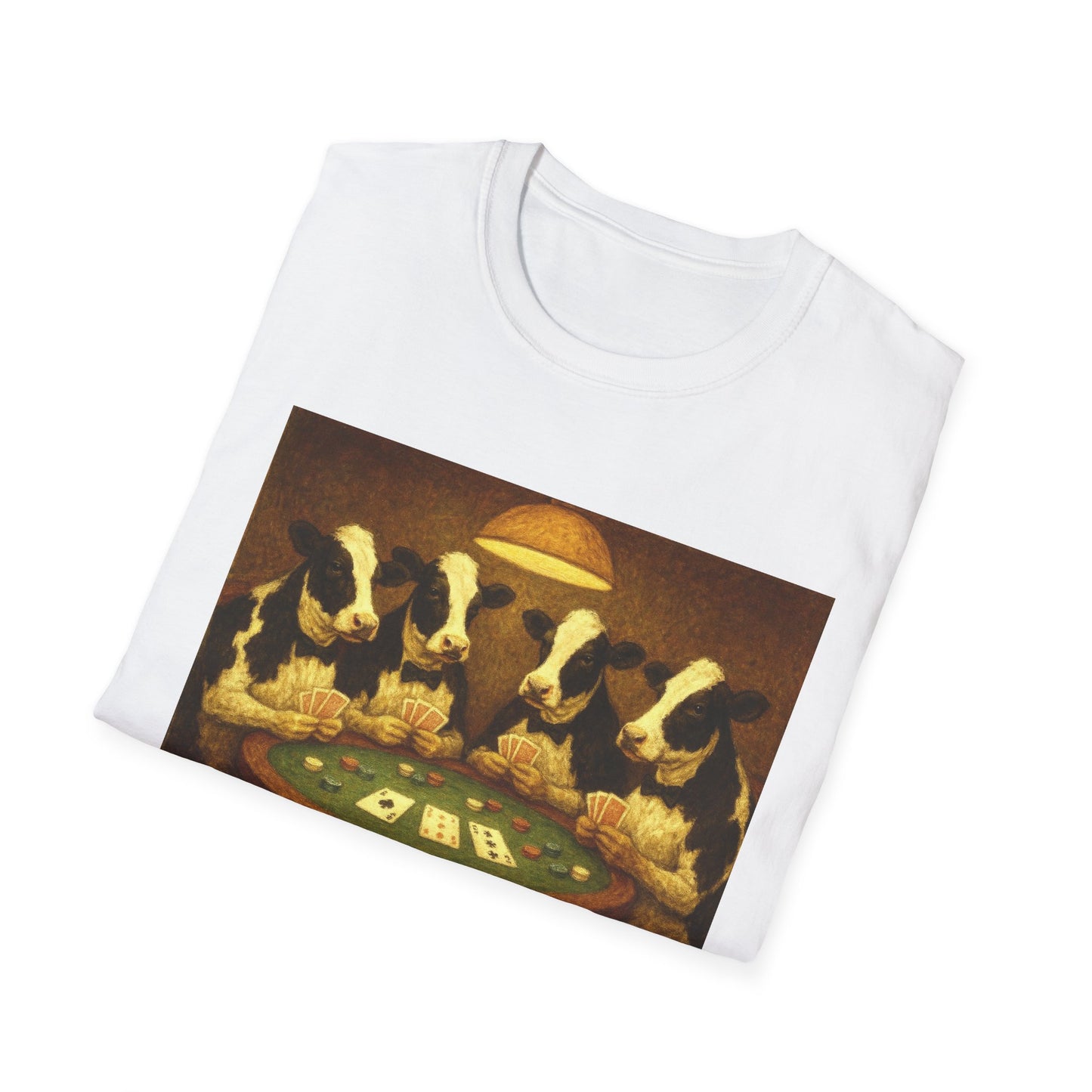 Funny Cows Playing Poker T-Shirt