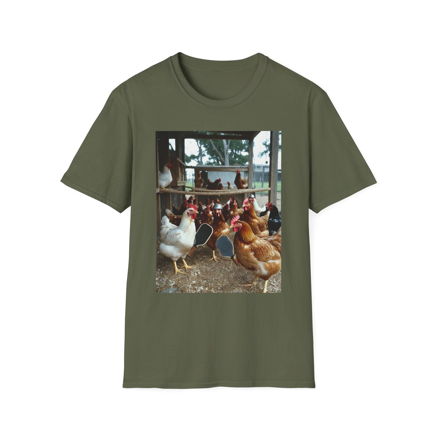 Chickenball in the Coop Pickleball Tee