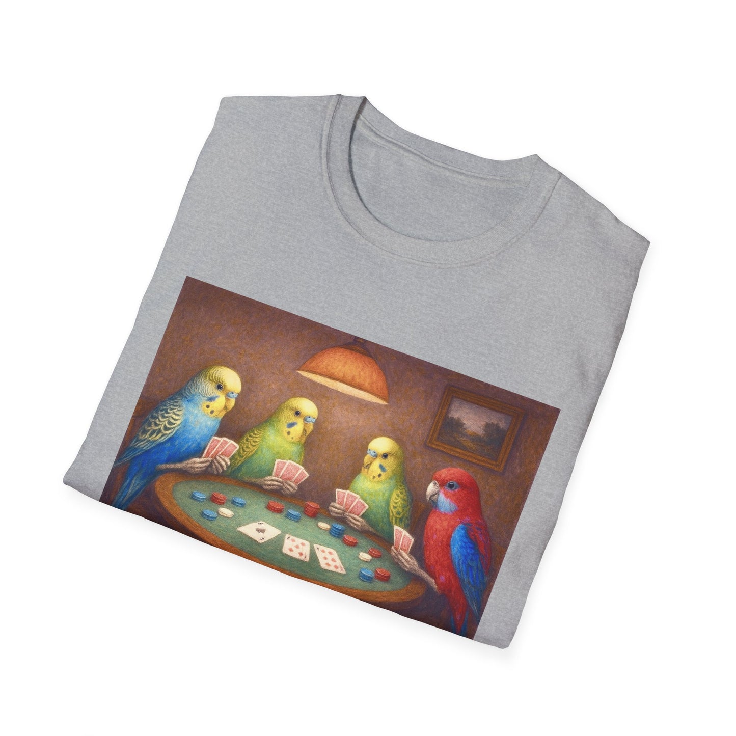 Parakeets Playing Poker T-Shirt